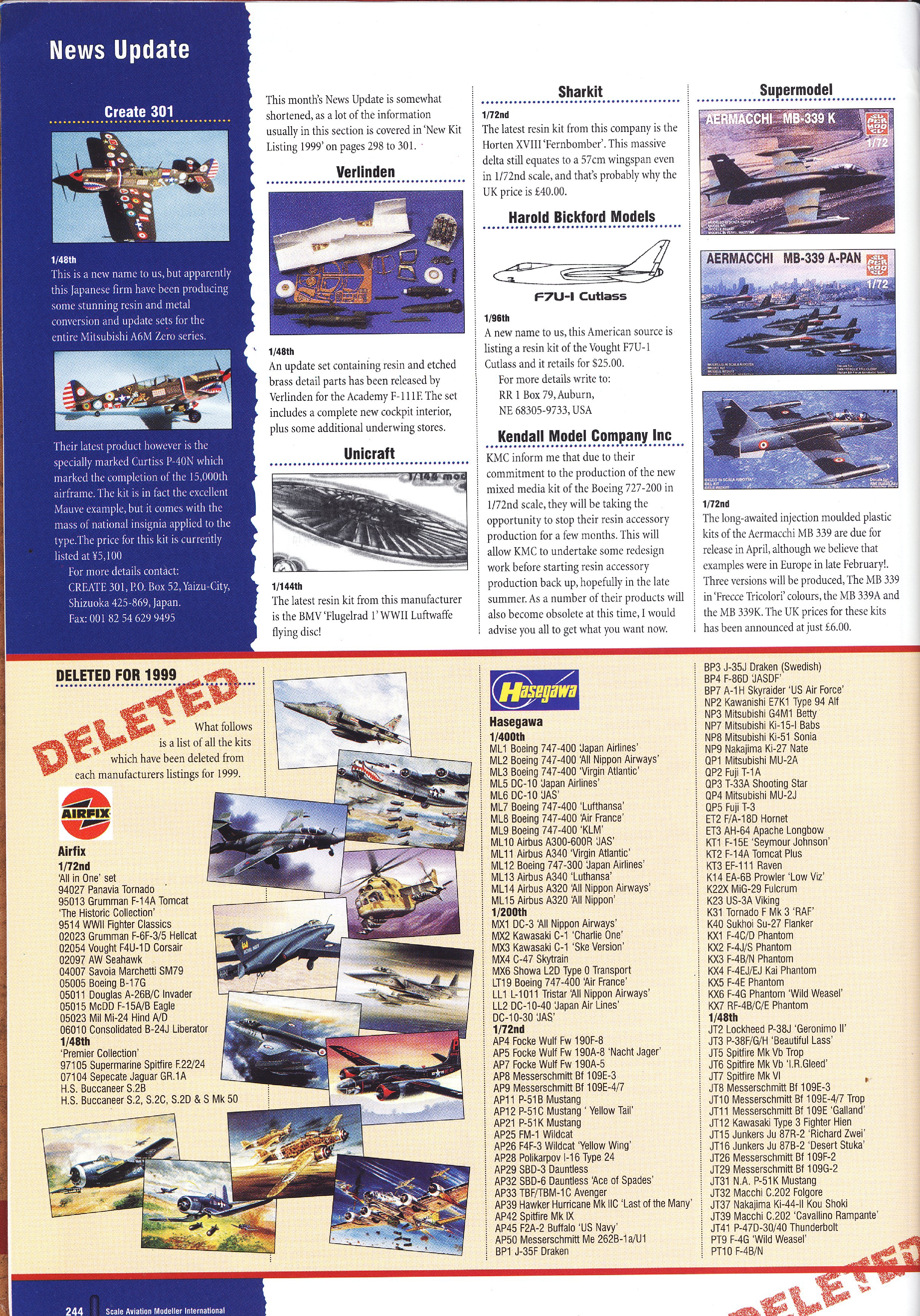 Scale Aviation Modeller International 1999-04